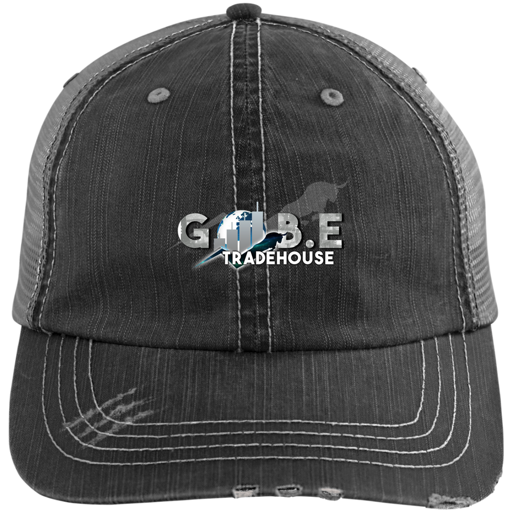 Distressed Gobe Trucker Cap