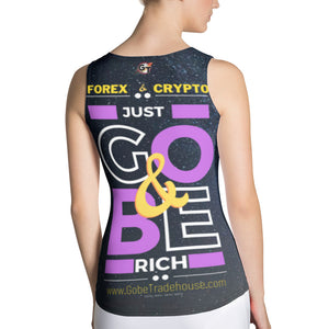 GO BE RICH Sublimation Cut & Sew Tank Top
