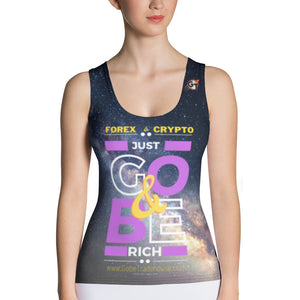 GO BE RICH Sublimation Cut & Sew Tank Top