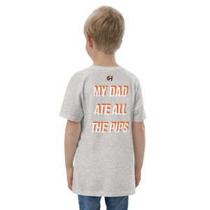 DADDY ATE ALL THE PIPS Youth Unisex jersey t-shirt